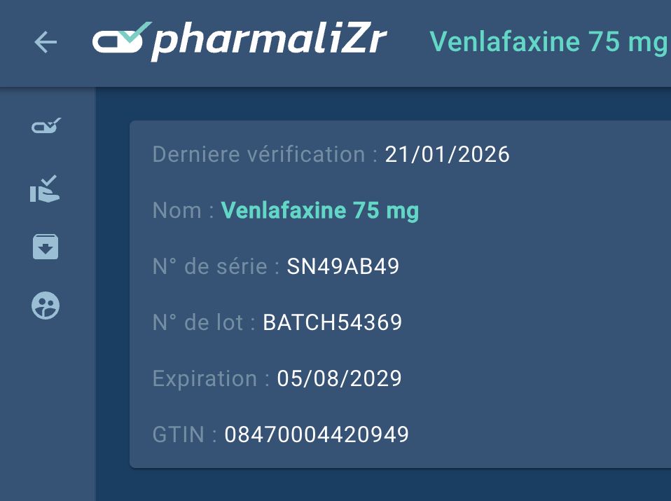 Sérialisation de médicaments